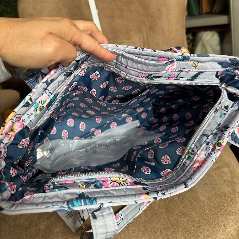 Vera Bradley Parisian Bouquet Small Vera Tote Bag, New with Tag - Picture 10 of 10